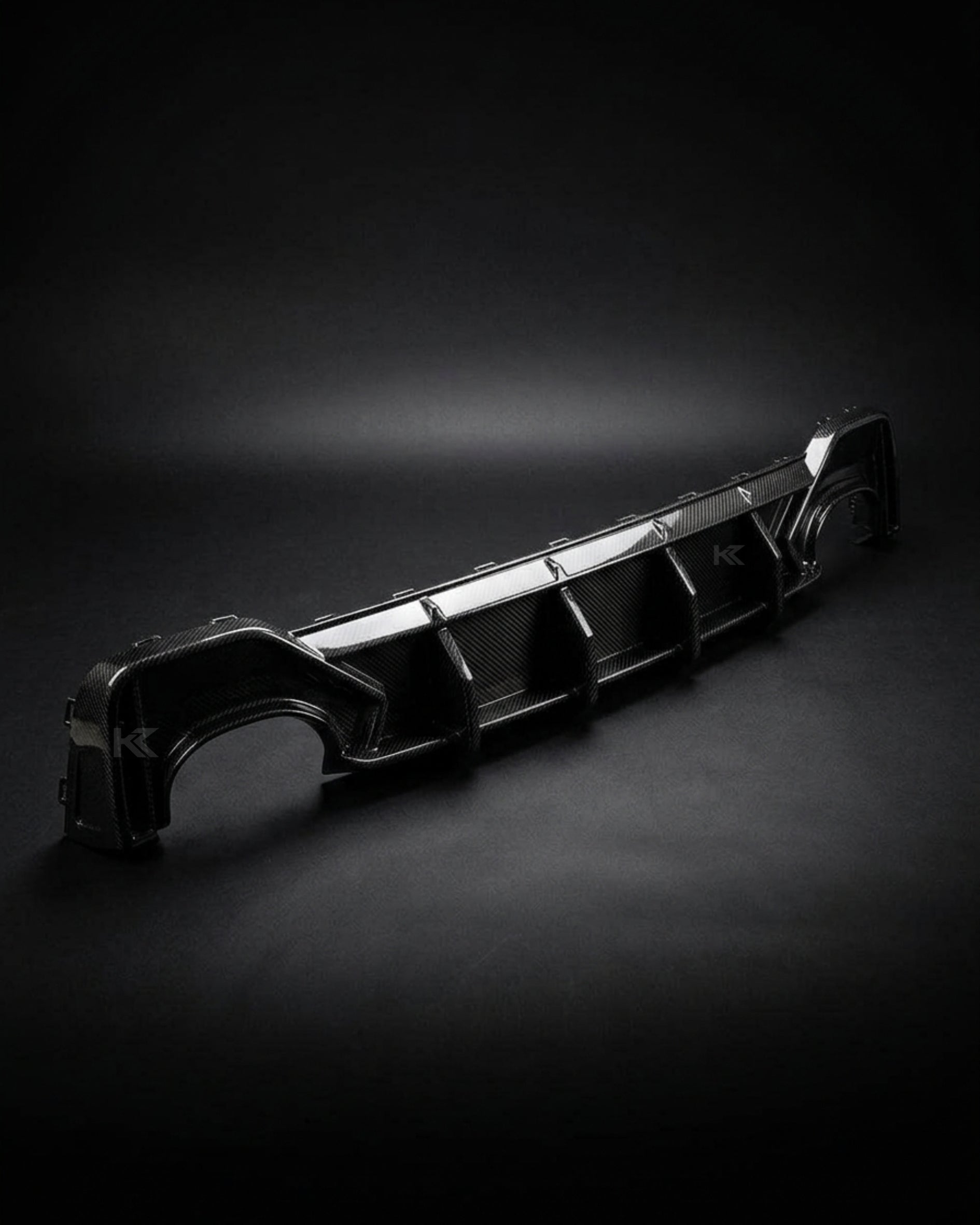 Audi RS6 / A6 C8 Avant Wagon Dry Carbon Fiber JC Design Rear Bumper Diffuser 2019 - 2021