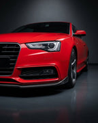 Audi A5 Quattro B8.5 Carbon Fiber Front Lip – Gloss Black Splitter (2013–2016 Coupe)
