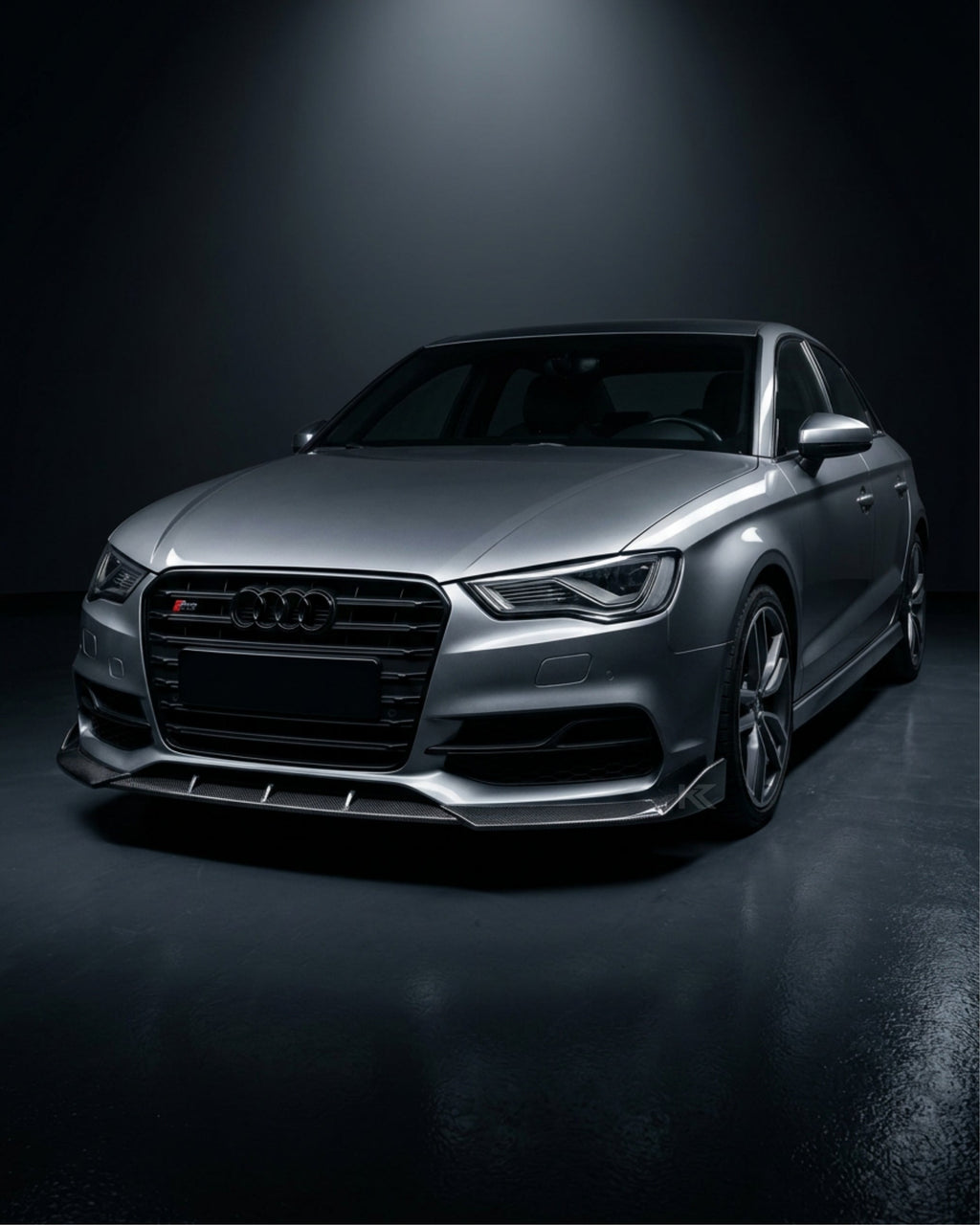 Carbon Fiber Front Bumper Splitter for Audi A3 S-Line / S3 8V Sedan (2014–2016)