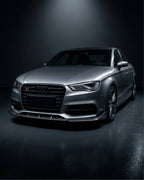 Carbon Fiber Front Bumper Splitter for Audi A3 S-Line / S3 8V Sedan (2014–2016)
