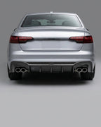 Audi A4 S-Line / S4 B9 Rear Diffuser – Prepreg Dry Carbon Fiber (2020–2021)
