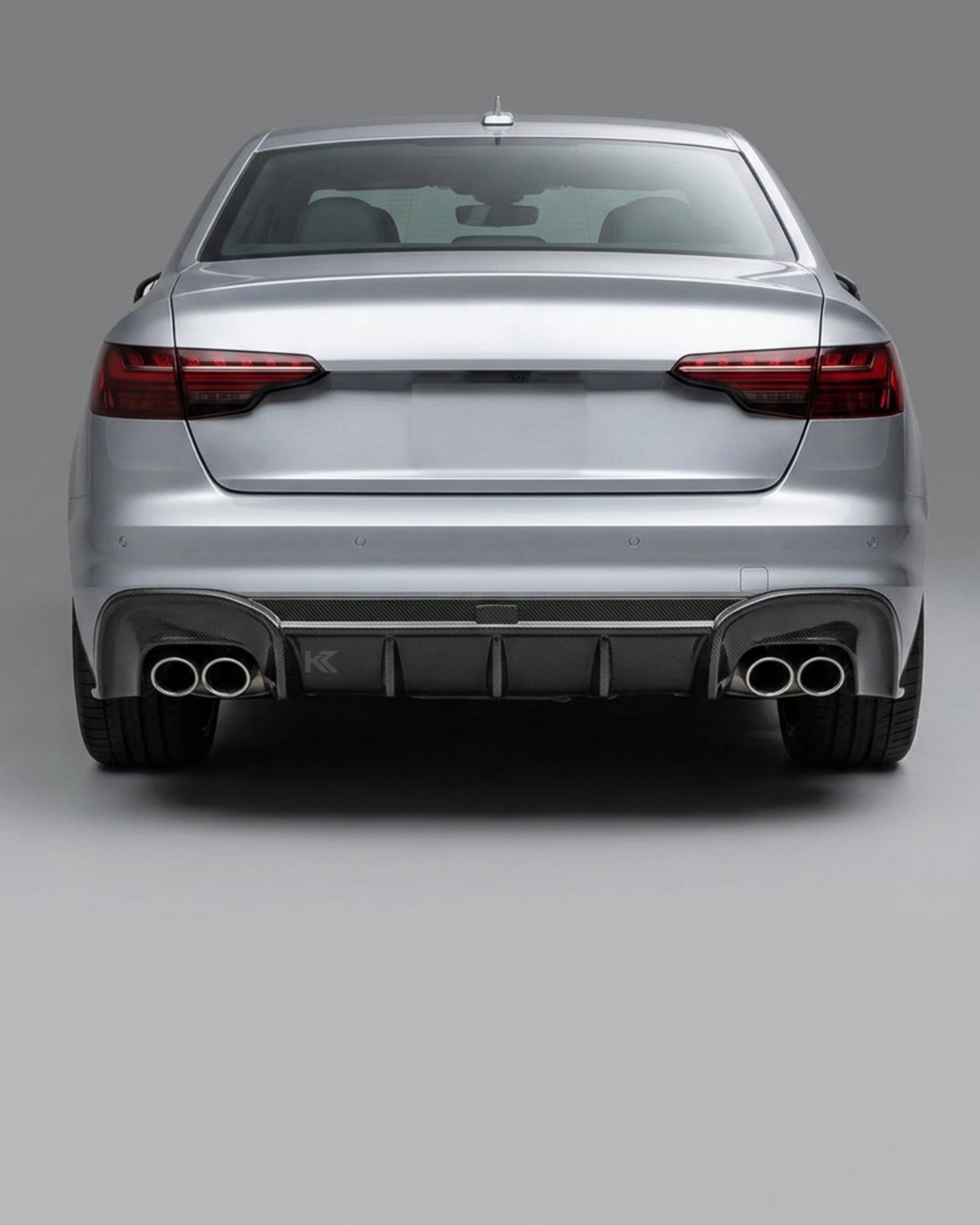Audi A4 S-Line / S4 B9 Rear Diffuser – Prepreg Dry Carbon Fiber (2020–2021)