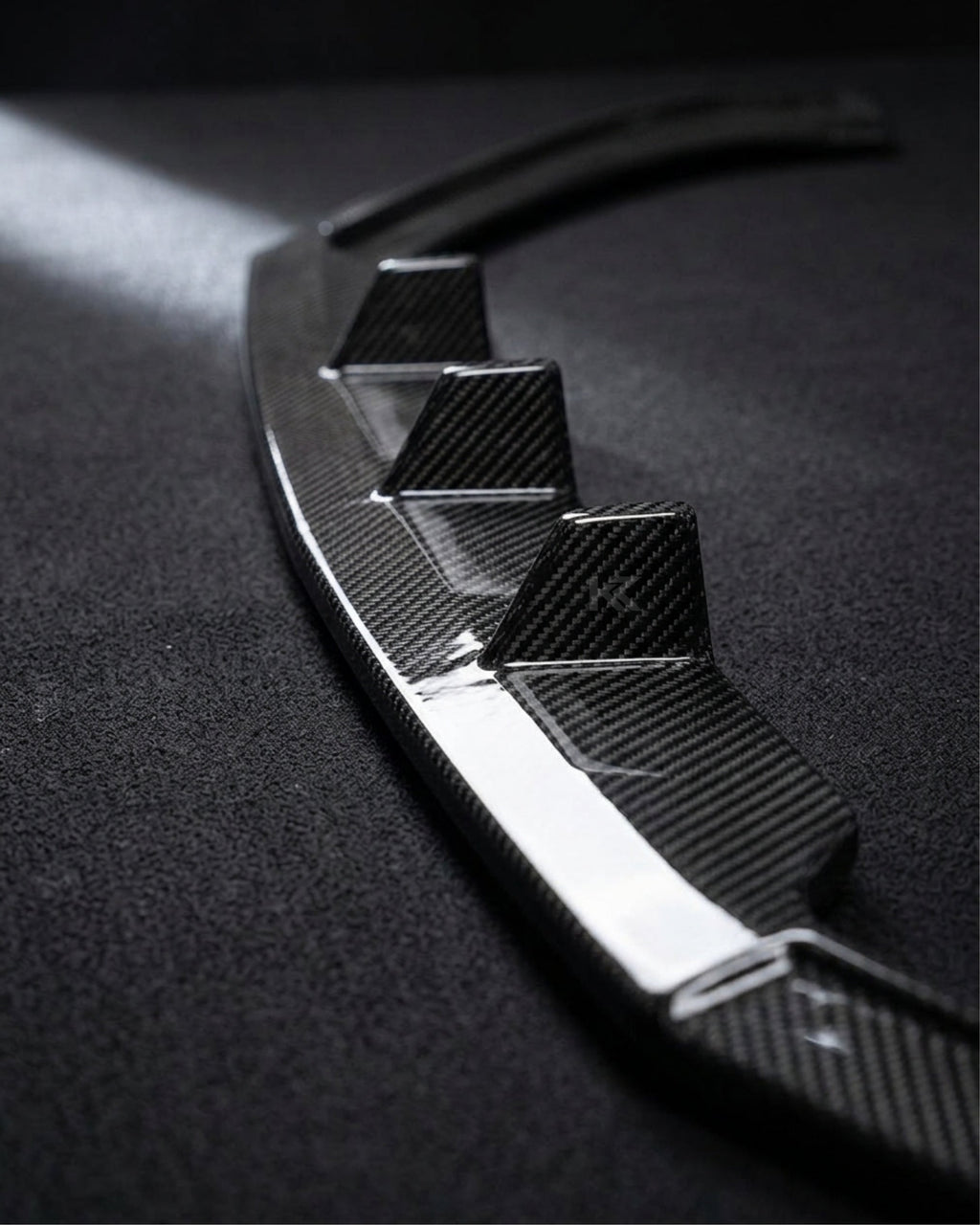 Audi S5 8T Facelift Carbon Fiber Front Bumper Lip 2012 - 2016