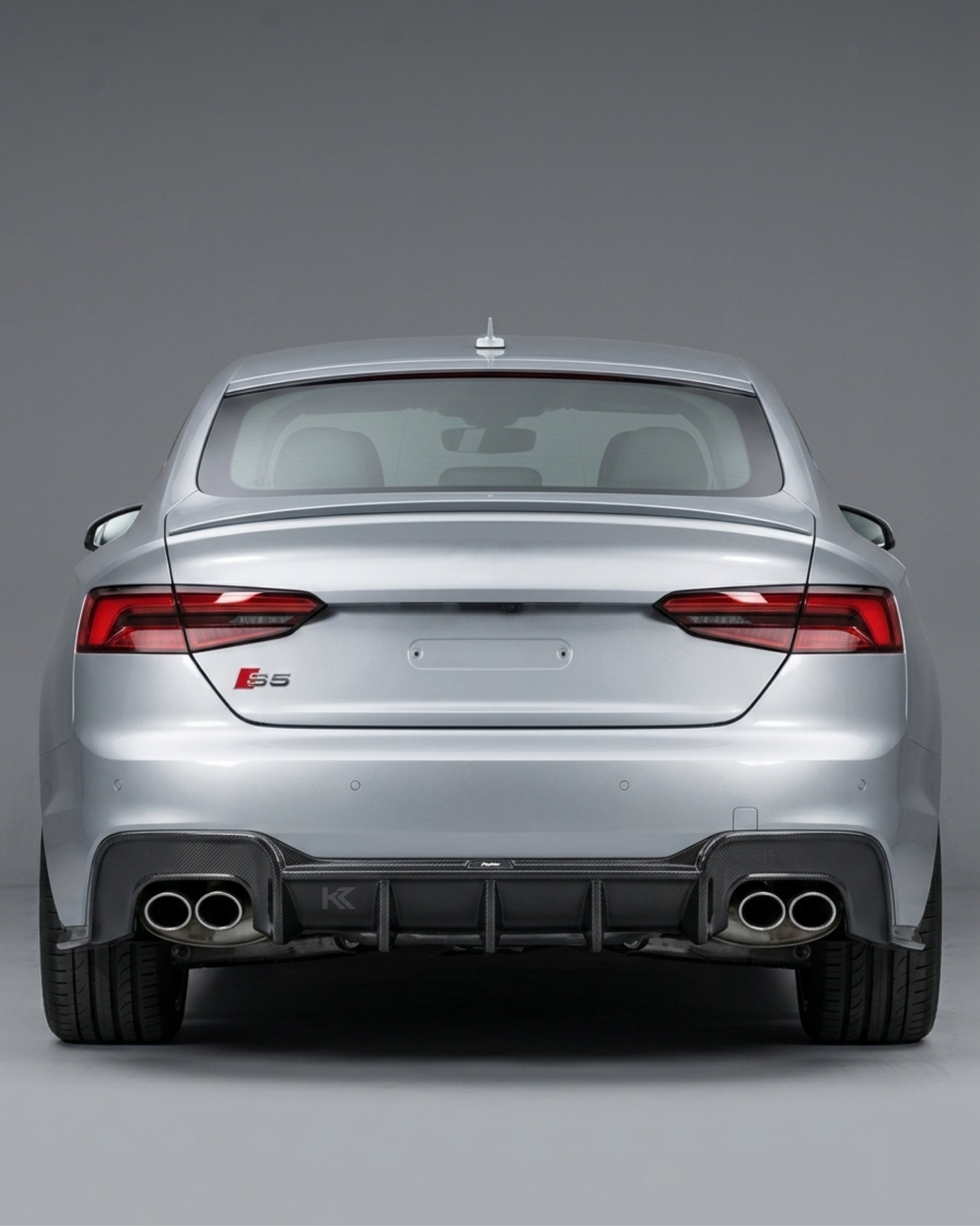 Audi A5 S-Line / S5 B9 Carbon Fiber Rear Diffuser – Prepreg Dry Carbon (2017–2019 Sportback)