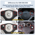 Real Carbon Fiber Steering Wheel for BMW E90 E92 E93 M3, 328i, 335i & 135i 2009-2013