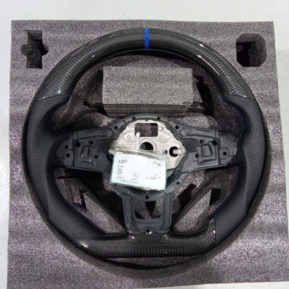 Real Carbon Fiber Steering Wheel for Volkswagen Golf 7 MK7 GTI