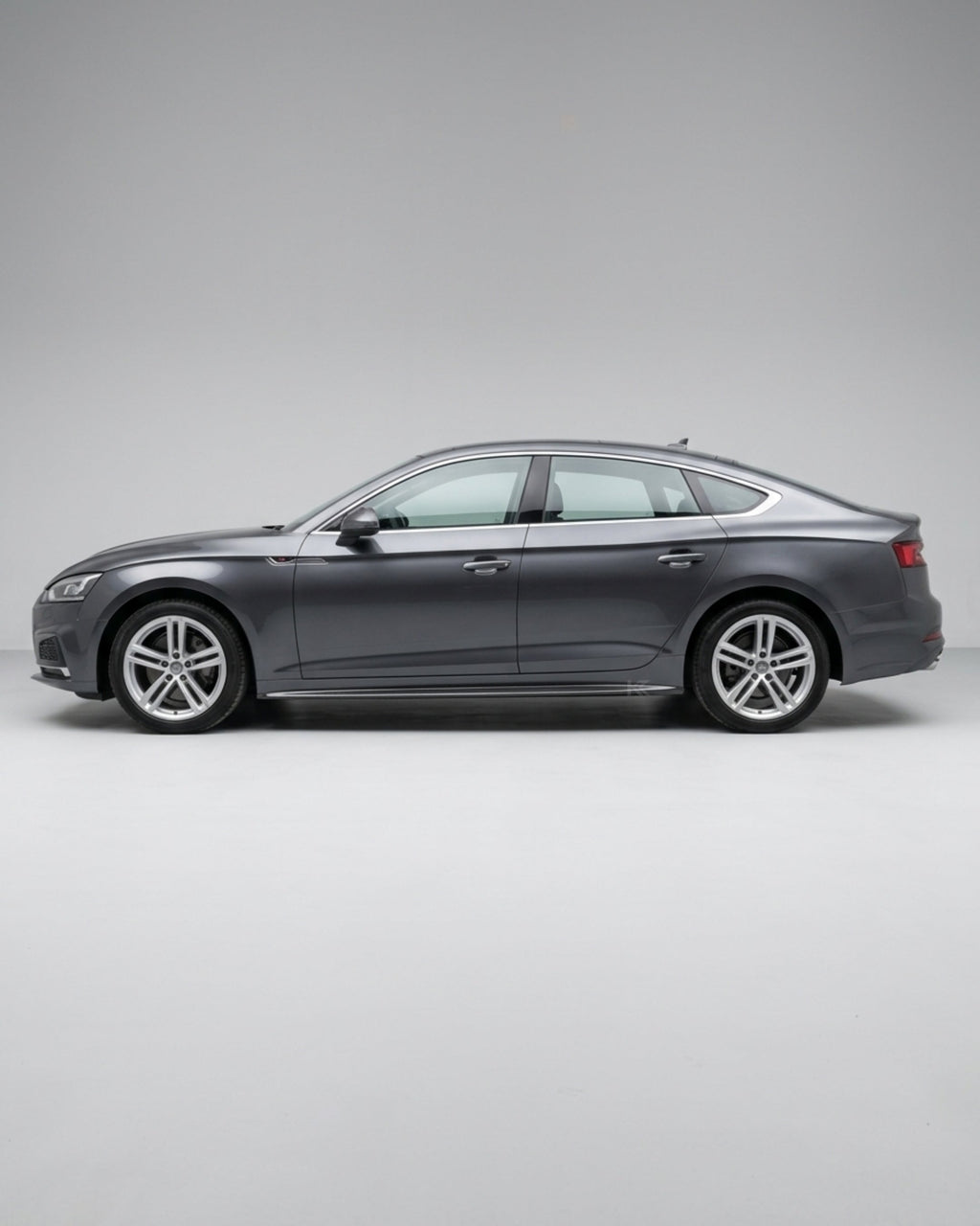 Audi A5 8T 4-Door Sedan Carbon Fiber Side Skirt Extensions 2010 - 2011