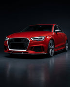 Audi RS3 8V Sedan (2017-2019) Forged Carbon Fiber Front Lip – Facelift RS3 Bumper Splitter