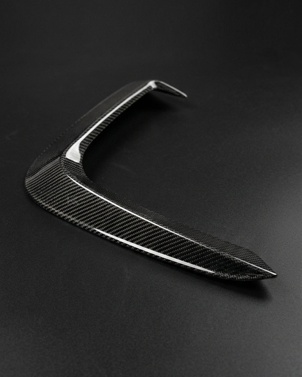 Audi A5 S-Line / S5 B9 Carbon Fiber Front Bumper Canards 2017 - 2019