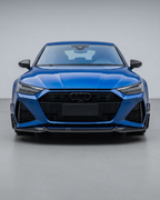Audi RS7 Sportback C8 Prepreg Dry Carbon Fiber Front Bumper Splitter (2020–2023)