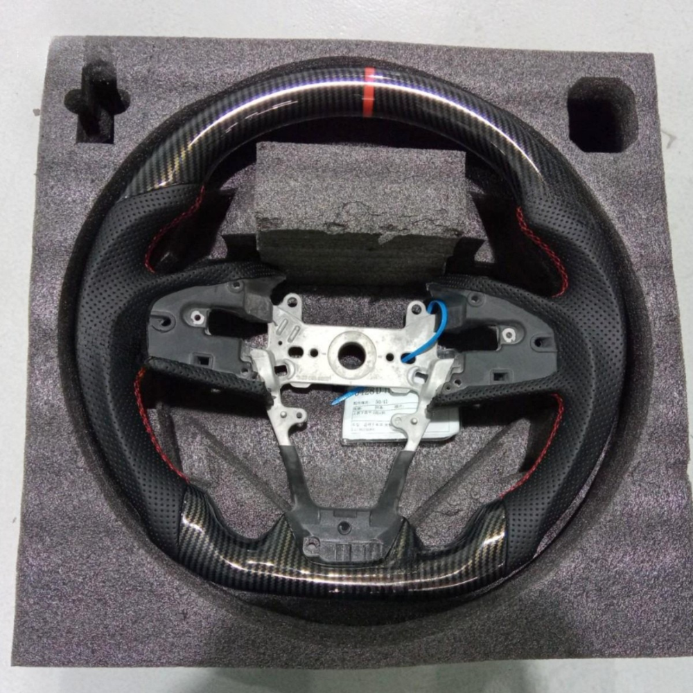 Hydro-Dip Carbon Fiber Steering Wheel for Honda Civic Type R FK8 2016-2021