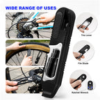 14 IN 1 Bike Tire Repair Kit - Wrench/Lever/Screwdriver/Corkscrew/File Blade