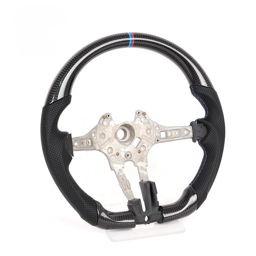 Real Carbon Fiber M Sport Steering Wheel for BMW F90 M5, F10 5 Series, F07 GT, F11 Touring & F Series