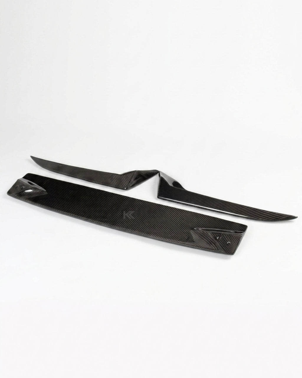 VW Golf MK6 R (R20) Carbon Fiber Front Lip – 3PC Splitter Kit (2012–2016)