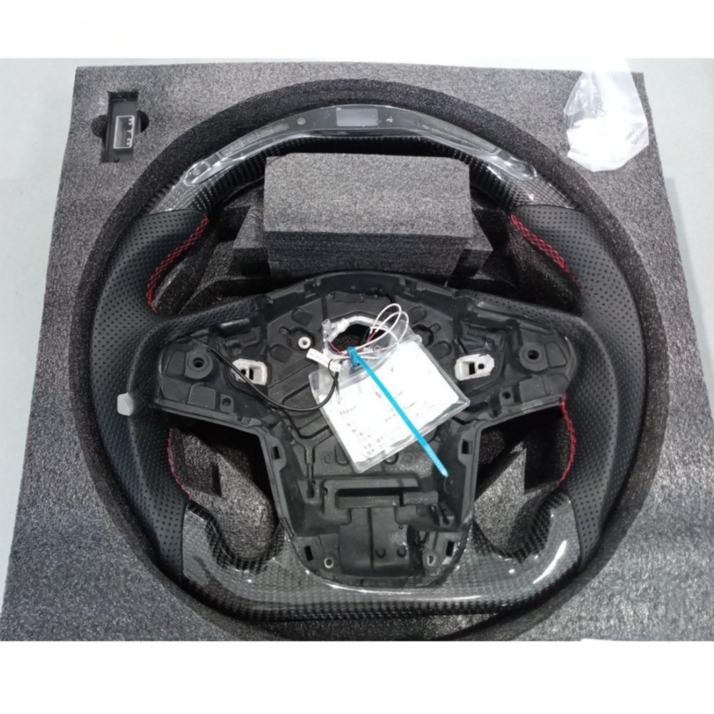 LED Real Carbon Fiber Steering Wheel for Toyota GR Supra A90 MK5 2020+