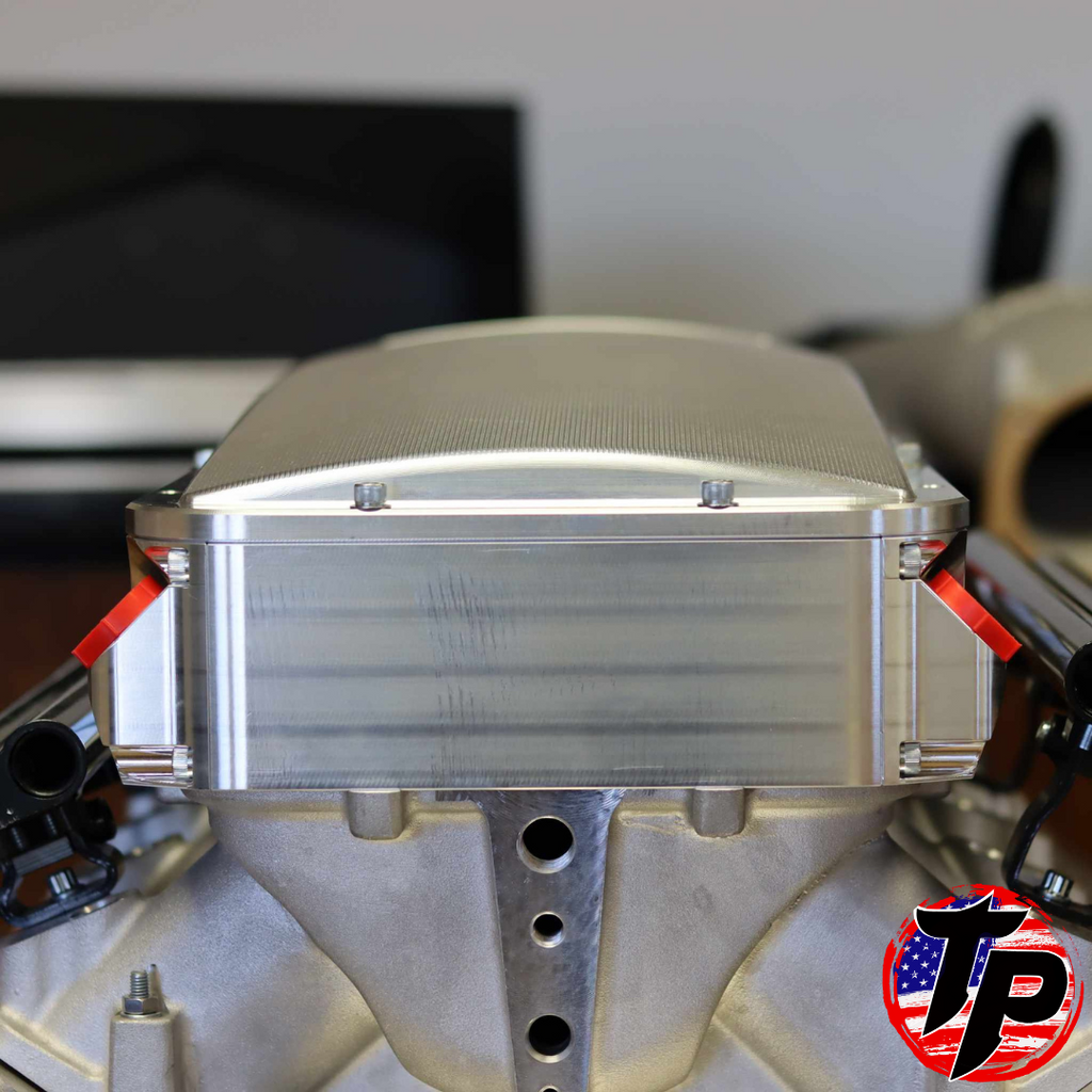 Tick 1500hp Ultra Low Profile Billet Air-to-Water Intercooler for Holley Ram Intakes By Tick Performance