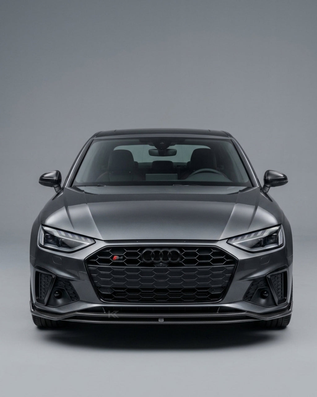 Audi A4 B9 S-Line / S4 B9 Sedan (2020-2021) Carbon Fiber Front Lip – 2PC Facelift Bumper Splitter