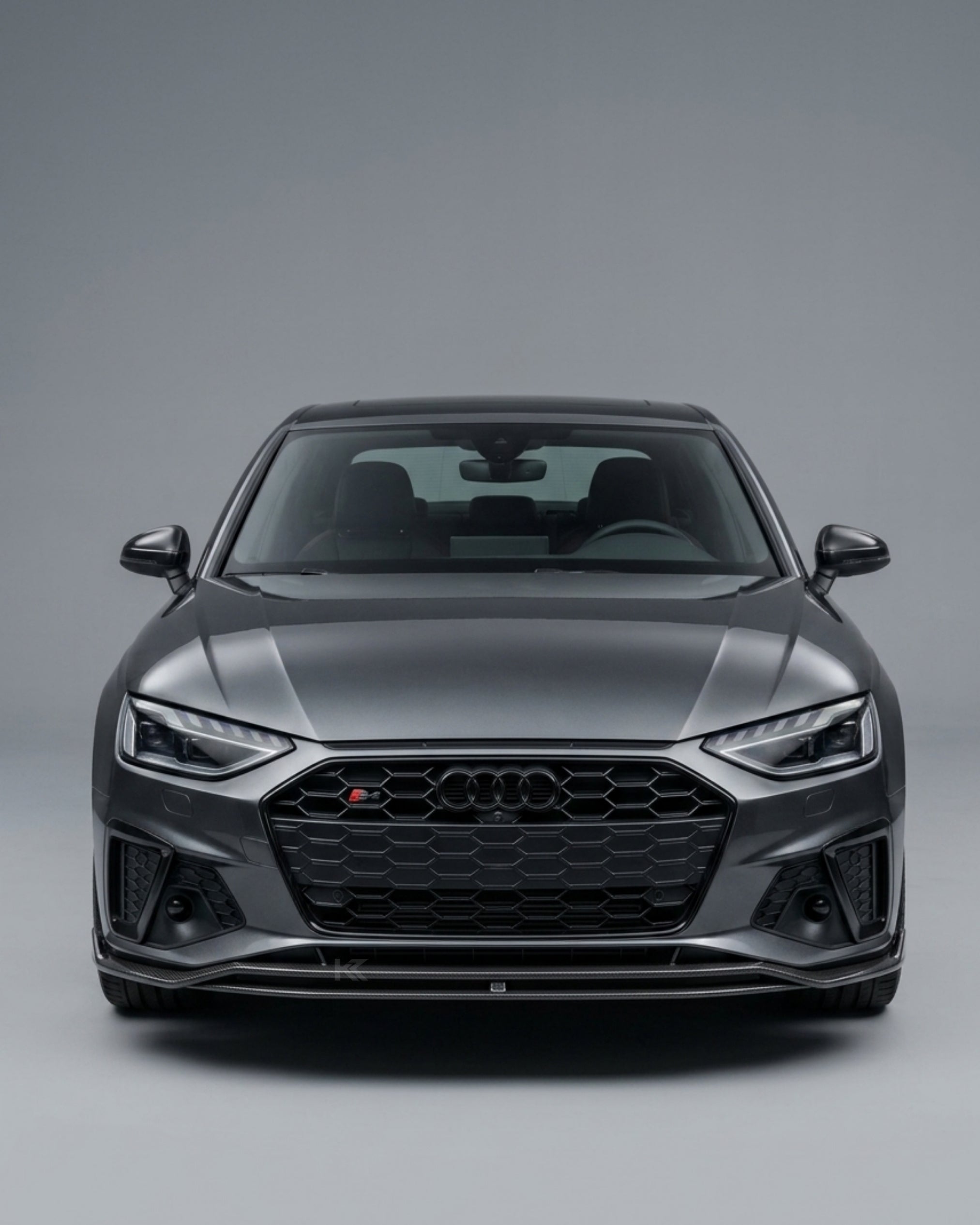 Audi A4 B9 S-Line / S4 B9 Sedan (2020-2021) Carbon Fiber Front Lip – 2PC Facelift Bumper Splitter