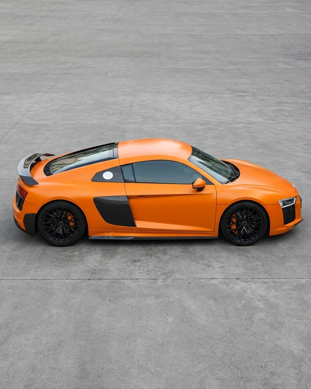 Audi R8 V10 Coupe 4S Gen 2 Carbon Fiber Side Skirts Door Extension Lip 2016 - 2019