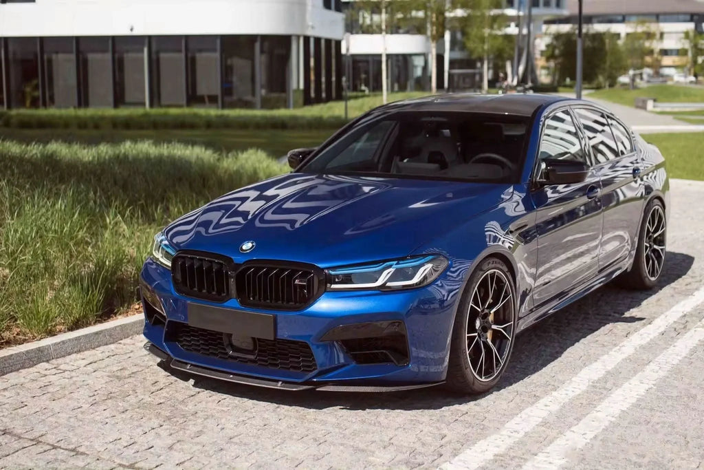 BMW 5 Series F90 M5 LCI ST Style Carbon Fiber Front Lip (2020+)