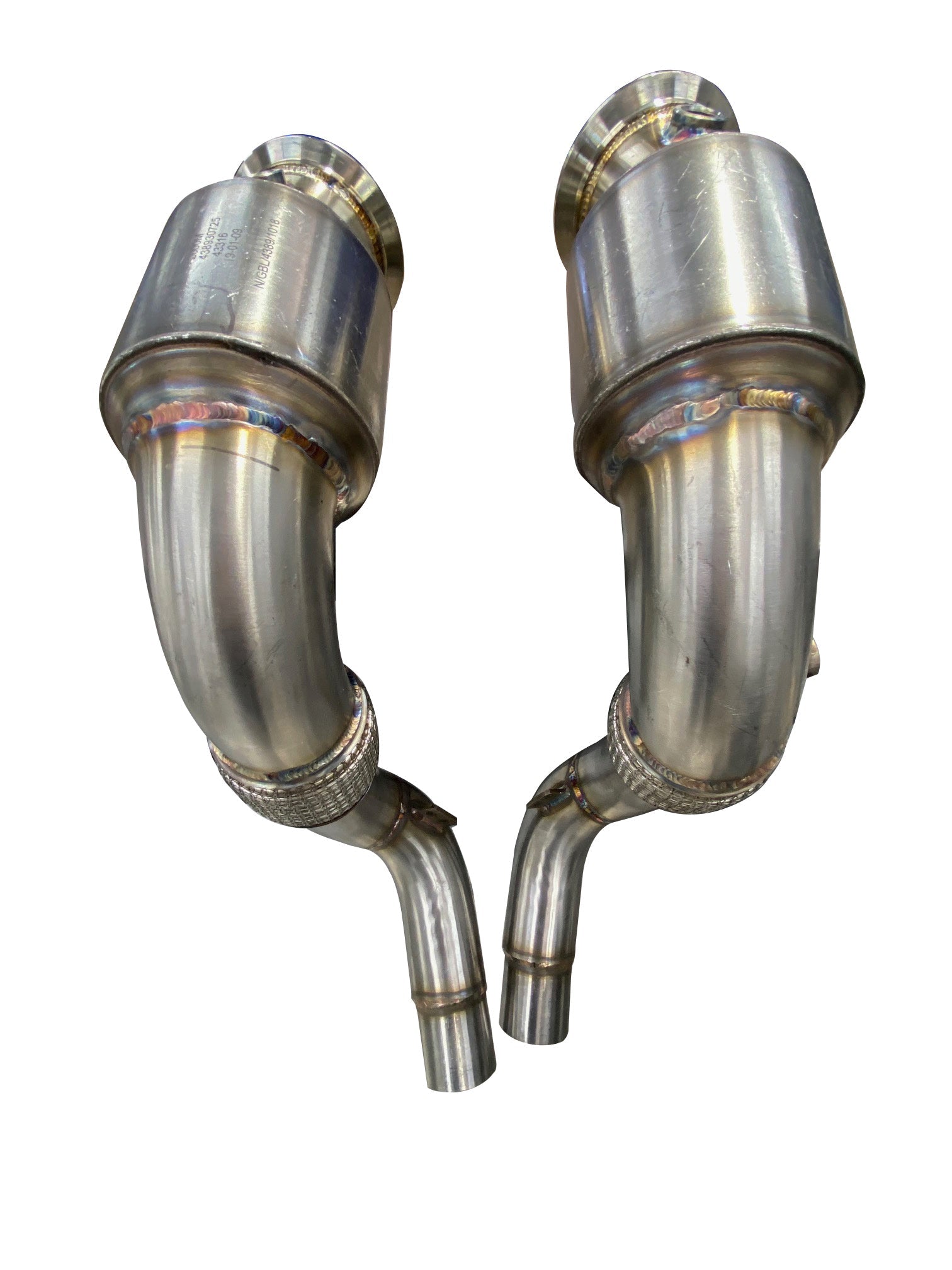 Active Autowerke S63 N63 GESI Catted Downpipes | V8 BMW X5 M and X6 M X5 X6 550i 650i