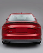 Audi A4 B8.5 S-Line / S4 Sedan Carbon Fiber Rear Trunk Lip Spoiler Wing 2013 - 2016