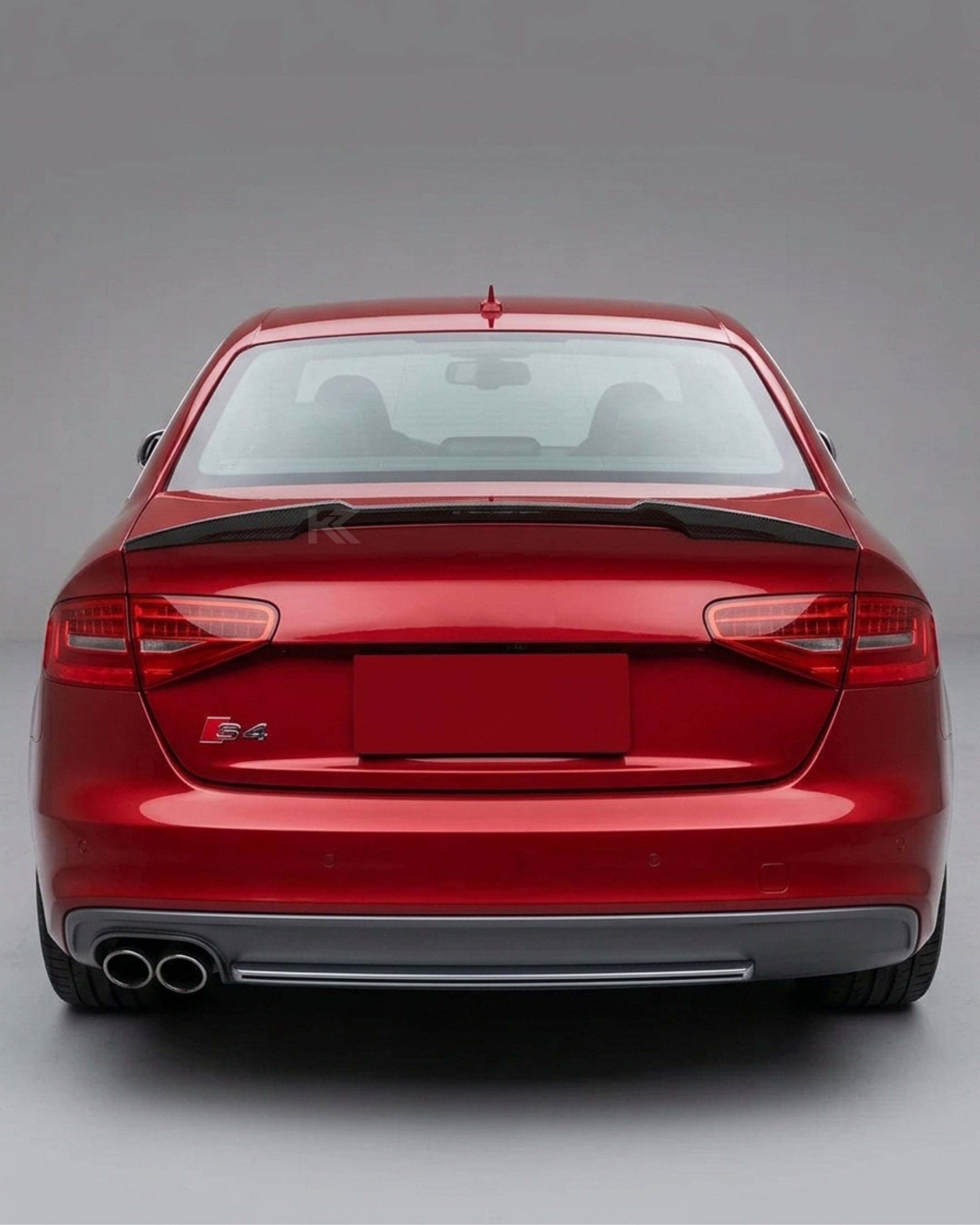 Audi A4 B8.5 S-Line / S4 Sedan Carbon Fiber Rear Trunk Lip Spoiler Wing 2013 - 2016