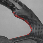 Glossy Forged Carbon Fiber Steering Wheel for Dodge Charger, Challenger & Durango 2015-2025