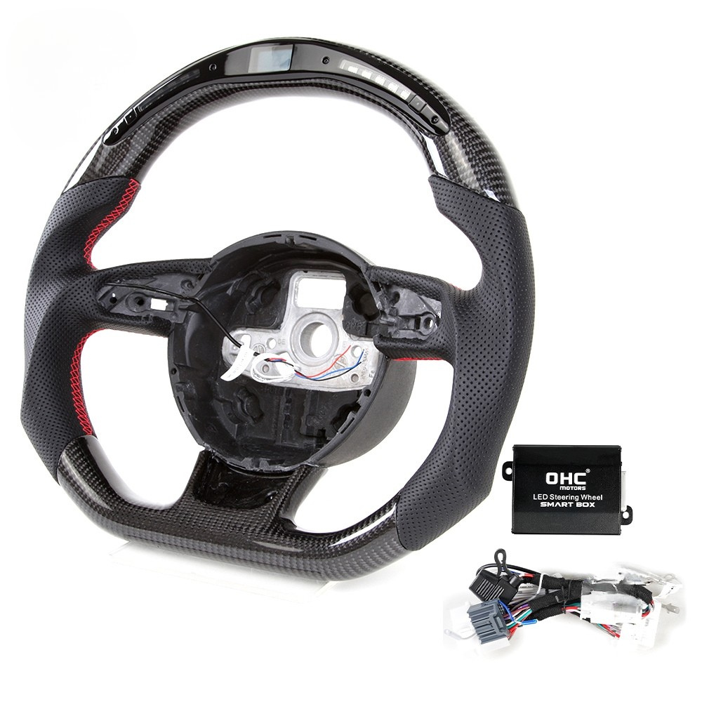 Carbon Fiber LED Steering Wheel for Audi A3 A4 A5 S3 S4 S5 RS4 RS5 RS6 RS7 RSQ3 SQ5 2012-2016