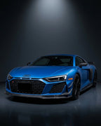 Audi R8 V10 Coupe 4S Gen 2 Facelift Prepreg Dry Carbon Fiber Front Bumper Lip Splitter 2019 - 2023