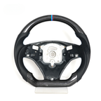 LED Carbon Fiber Steering Wheel for BMW E90 E92 E93 M3, 328i & 335i with Paddle Shifter Cutouts