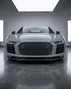Audi R8 V10 / V10 Plus Coupe 4S Gen 2 Carbon Fiber Front Bumper Lip Spoiler Set 2016 - 2018
