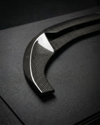 Audi A5 S-Line / S5 B9.5 Carbon Fiber Front Lip – Gloss Black Splitter (2020–2022)