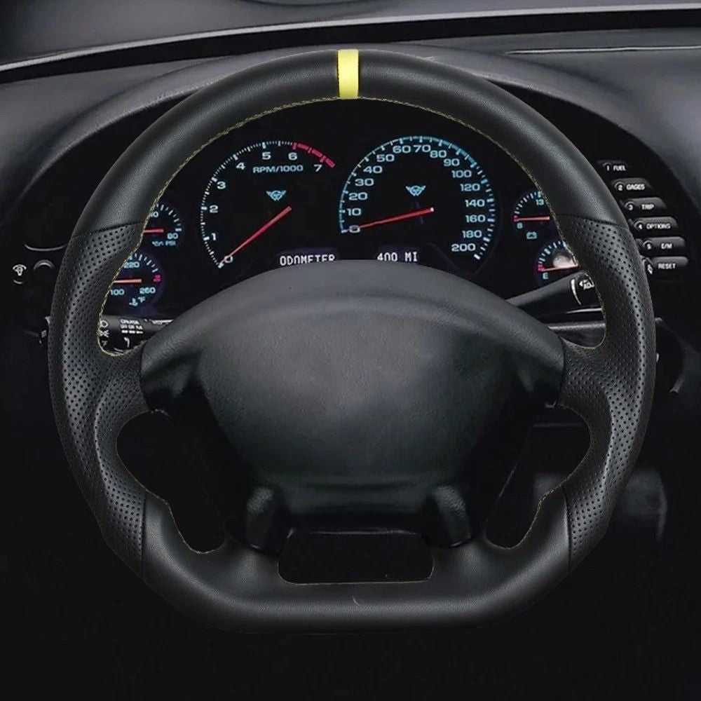 Full Leather Steering Wheel for Corvette C5 Z06 1997-2004