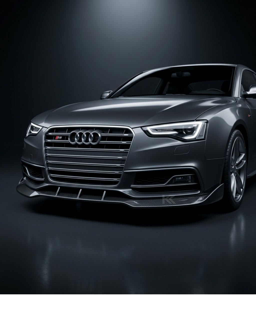 Audi A5 S-Line / S5 B8.5 Facelift Carbon Fiber Front Bumper Lip Splitter Chin Spoiler 2012 - 2016