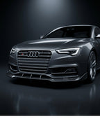 Audi A5 S-Line / S5 B8.5 Facelift Carbon Fiber Front Bumper Lip Splitter Chin Spoiler 2012 - 2016