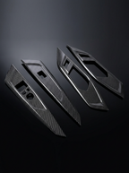 BMW 4 Series G82 G22 Carbon Fiber Interior Door Trim Set (2021+)