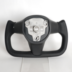 Heated Carbon Fiber Yoke Steering Wheel for Tesla Model 3 & Model Y
