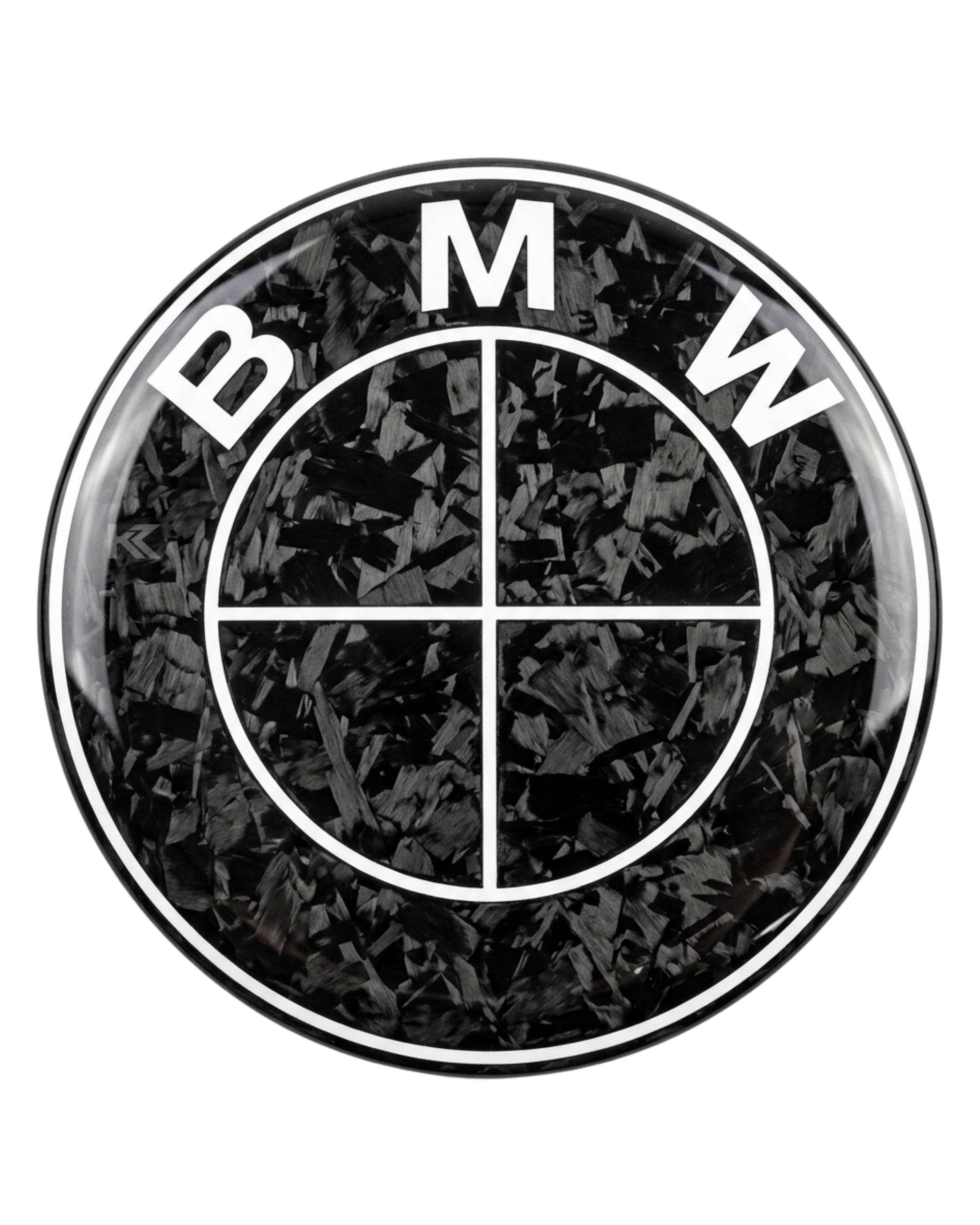 BMW Roundel Emblem Covers - Full Carbon Fiber