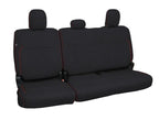 PRP 2021+ Ford 150/ 2023+ SuperDuty Rear Seat Covers (Pair) - Black w/ Red Stitch