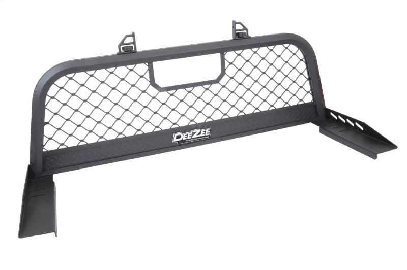 Deezee Universal Cargo Management Cab Rack - Txt Blk Mesh