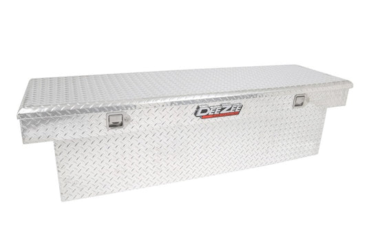 Deezee Universal Tool Box - Red Crossover - Single Lid BT Alum Full Size (Deep)