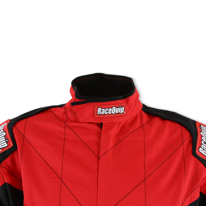 RaceQuip Red Chevron-1 Suit - SFI-1 Small