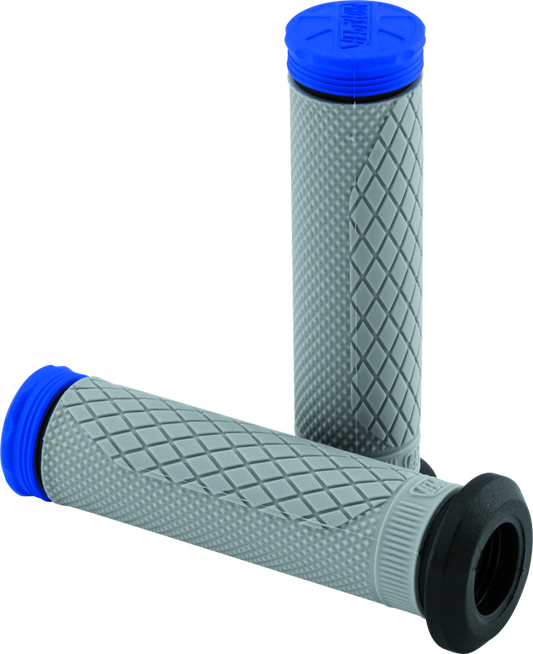 ProTaper Tri Density Full Diamond ATV Grips - Blue