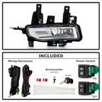 Spyder 20-22 Nissan Rogue Sport OEM Fog Lights w/Switch - Clear (FL-NR20-SP-C)