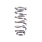 QA1 2-1/2in ID Tapered High Travel Spring - 8in Length x 600lbs/in - Silver Powder Coated