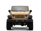 Raxiom 07-18 Jeep Wrangler JK 7-Inch V2 Dragon Eye LED Headlights- Black Housing- Clear Lens