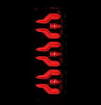 AlphaRex 87-96 Ford Bronco/F-150 Luxx-Series LED Tail Lights - Alpha-Black