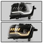 Spyder 10-13 Chevy Camaro Halogen Model Only - Black (PRO-YD-CCAM2010SI-SEQ-BK)