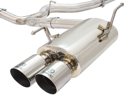 aFe Takeda 3in SS Exhaust Cat-Back 15-16 Subaru WRX/STI 2.0L/2.5L Polished Tips